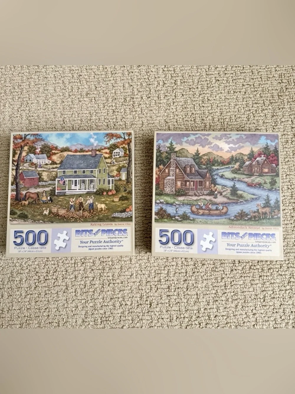 Bonnie White 500 piece puzzles lot